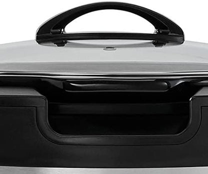 Crock-Pot Thermoshield 6 Quart Slow Cooker with Carry Handles m4w