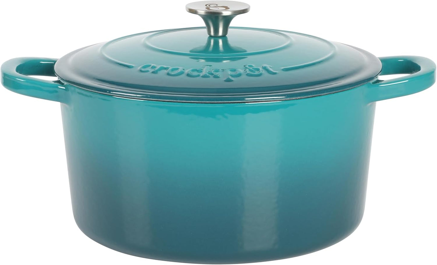 Crock-Pot 3 Quart Enameled Cast Iron Dutch Oven – Aqua r1f