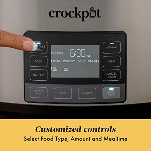 Crock-Pot MyTime 6 Quart Programmable Slow Cooker ltw