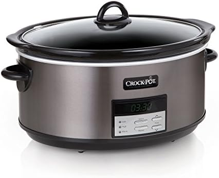 Crock-Pot 8 Quart Programmable Slow Cooker with Auto Warm lxh