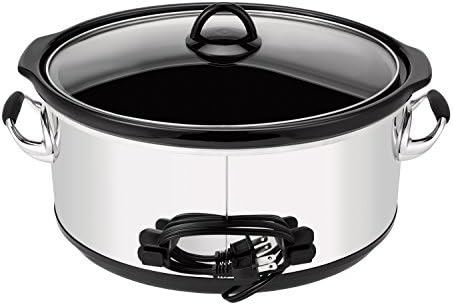 Crock-Pot 7 Quart Programmable Slow Cooker – Polished Platinum q8b