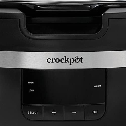 Crock-Pot Thermoshield 6 Quart Slow Cooker with Carry Handles m4w