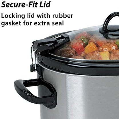 Crock-Pot Cook & Carry 6 Quart Portable Slow Cooker 5xt