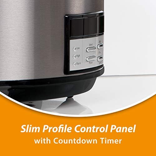 Crock-Pot 8 Quart Programmable Slow Cooker with Auto Warm lxh