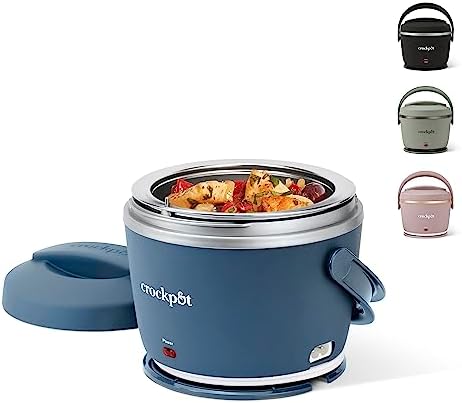 Crock-Pot Electric Lunch Box Food Warmer 20oz – Faded Blue e2h