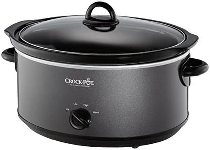 Crock-Pot 7 Quart Slow Cooker – Charcoal j9d