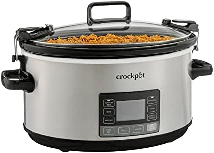 Crock-Pot 7 Quart Portable Programmable Slow Cooker with Timer 487
