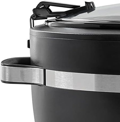 Crock-Pot Thermoshield 6 Quart Slow Cooker with Carry Handles m4w