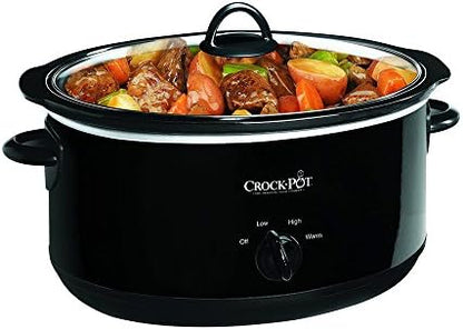 Crock-Pot 8 Quart Manual Slow Cooker – Black 3q9