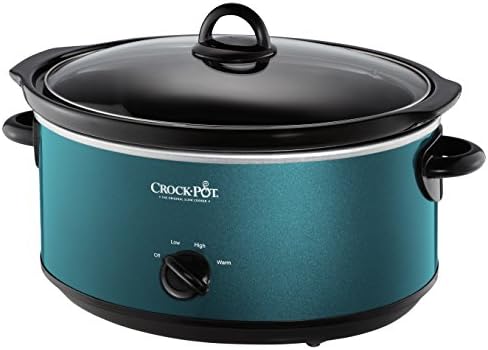 Crock-Pot 7 Quart Manual Slow Cooker – Turquoise 3f4