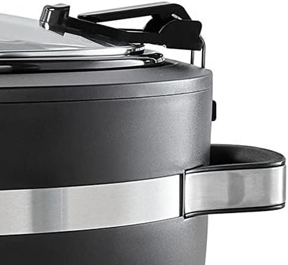 Crock-Pot Thermoshield 6 Quart Slow Cooker with Carry Handles m4w