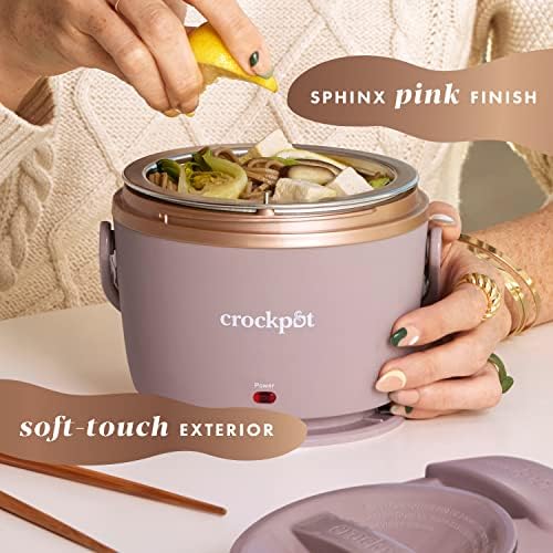 Crock-Pot Electric Lunch Box Food Warmer 20oz – Blush Pink 0bi