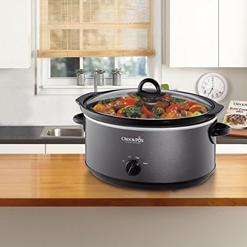 Crock-Pot 7 Quart Slow Cooker – Charcoal j9d