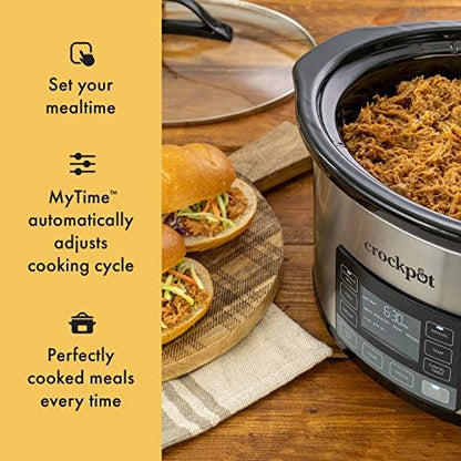 Crock-Pot MyTime 6 Quart Programmable Slow Cooker ltw