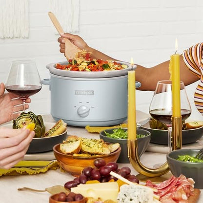 Crock-Pot 4.5 Quart Manual Slow Cooker – Macaroon Blue 34z