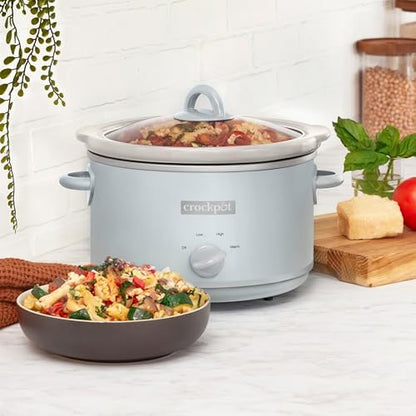 Crock-Pot 4.5 Quart Manual Slow Cooker – Macaroon Blue 34z