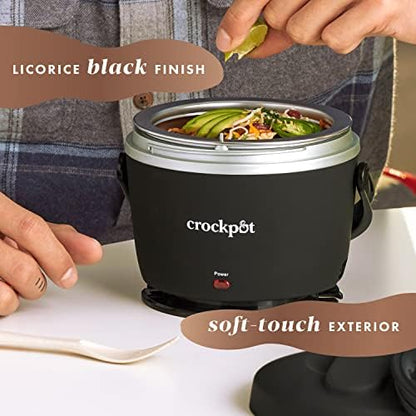 Crock-Pot Electric Lunch Box Food Warmer 20oz – Black leo