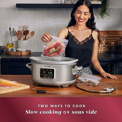 Crock-Pot 7 Quart Programmable Cook & Carry Slow Cooker vge