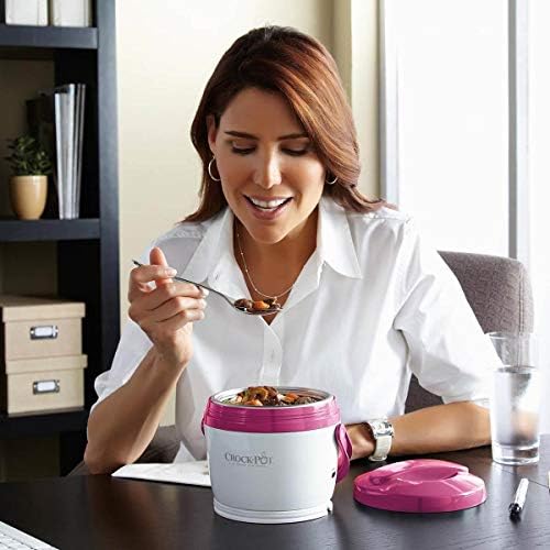 Crock-Pot Lunch Crock Portable Food Warmer 20oz – Pink zy3