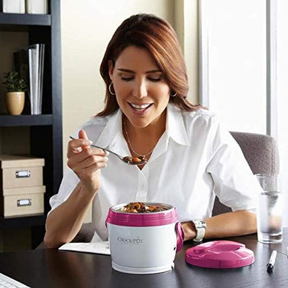 Crock-Pot Lunch Crock Portable Food Warmer 20oz – Pink zy3