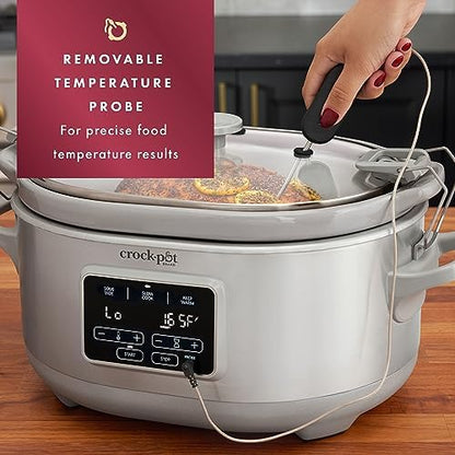 Crock-Pot 7 Quart Programmable Cook & Carry Slow Cooker vge