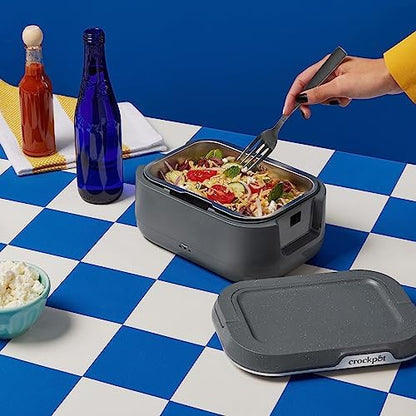 Crock-Pot Portable Electric Lunch Box Food Warmer 28oz l6e
