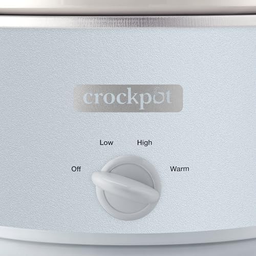 Crock-Pot 4.5 Quart Manual Slow Cooker – Macaroon Blue 34z