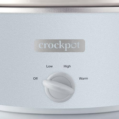 Crock-Pot 4.5 Quart Manual Slow Cooker – Macaroon Blue 34z
