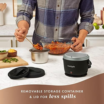 Crock-Pot Electric Lunch Box Food Warmer 20oz – Black leo