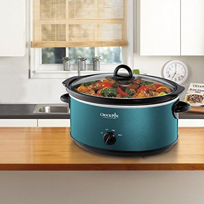 Crock-Pot 7 Quart Manual Slow Cooker – Turquoise 3f4