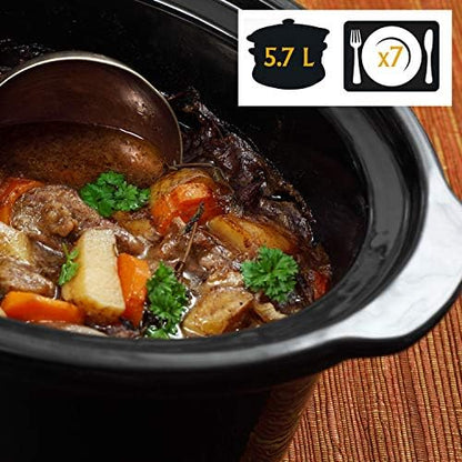 Crock-Pot Cook & Carry 6 Quart Portable Slow Cooker 5xt