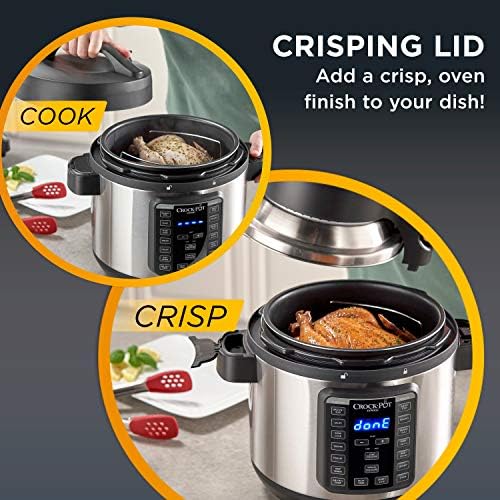 Crock-Pot Express Crisp 8 Quart 10-in-1 Pressure Cooker hmp