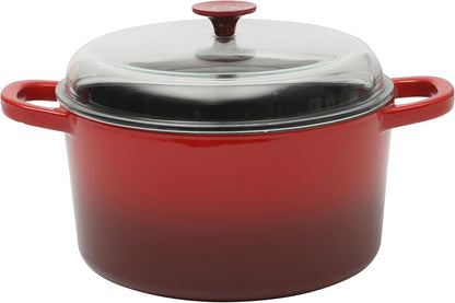 Crock-Pot 3 Quart Enameled Cast Iron Dutch Oven – Aqua r1f