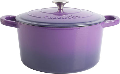 Crock-Pot 3 Quart Enameled Cast Iron Dutch Oven – Aqua r1f