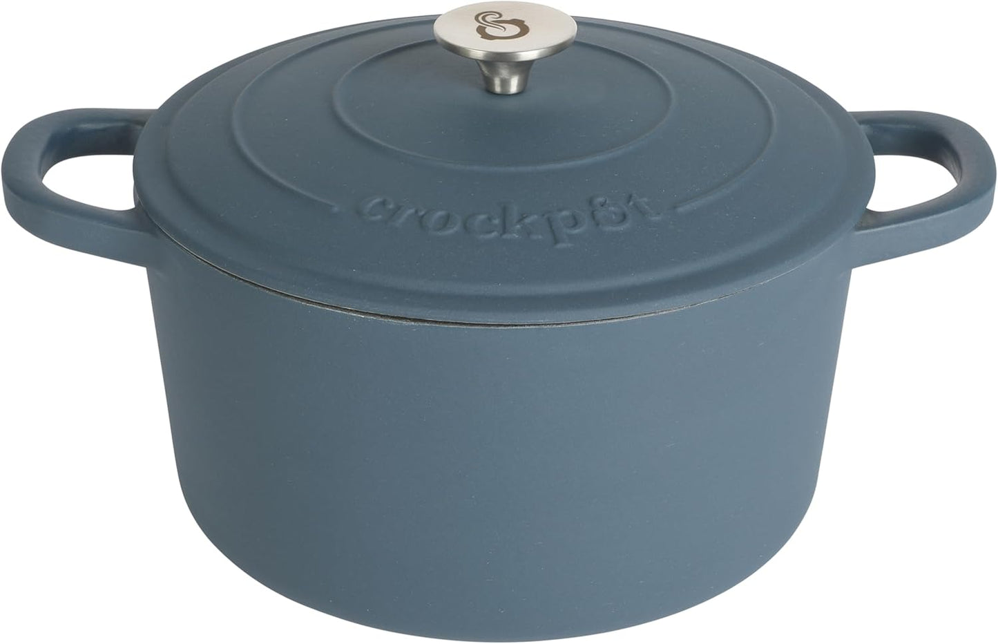 Crock-Pot 3 Quart Enameled Cast Iron Dutch Oven – Aqua r1f