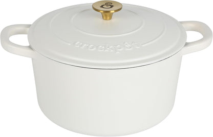 Crock-Pot 3 Quart Enameled Cast Iron Dutch Oven – Aqua r1f