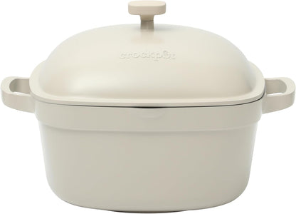 Crock-Pot 3 Quart Enameled Cast Iron Dutch Oven – Aqua r1f