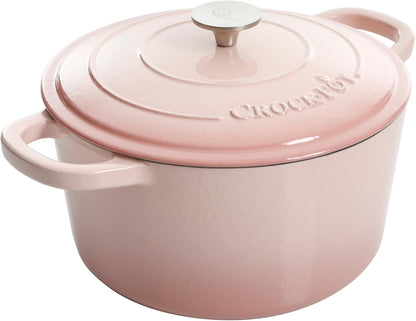 Crock-Pot 3 Quart Enameled Cast Iron Dutch Oven – Aqua r1f