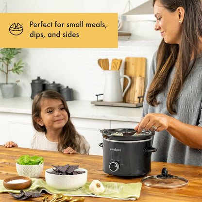 Crock-Pot 2 Quart Mini Slow Cooker – Classic Compact Cooker cs2